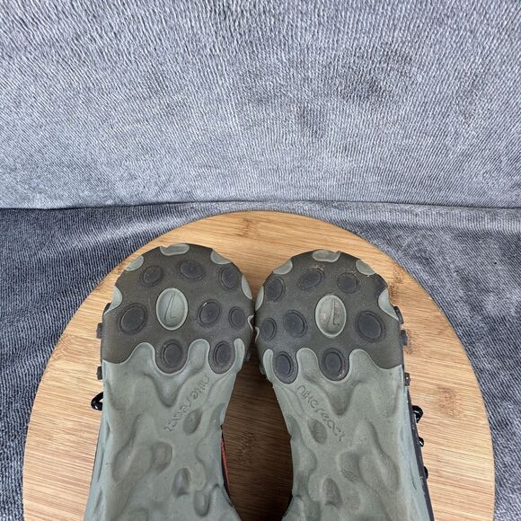 Nike ISPA React Runner Shoes Mens Size 5 Olive Black Orange AR8555-200 - Picture 9 of 11